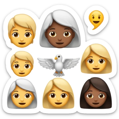 emojis para discord estilo anjo dark diferentes expressões sticker