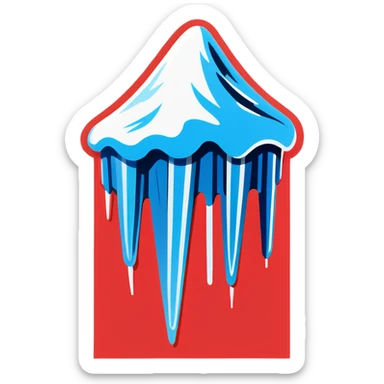 Icicles sticker