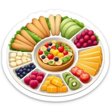 Food platters sticker