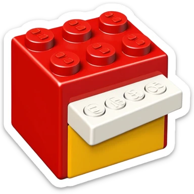 make a lego brick sticker