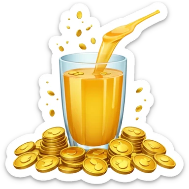 juiced in money sticker