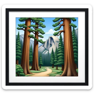 mariposa grove, yosemite sticker