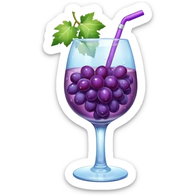 Grapes Drink sticker