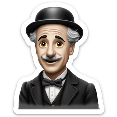 charlie chaplin sticker