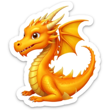 Dragon fart feu sticker