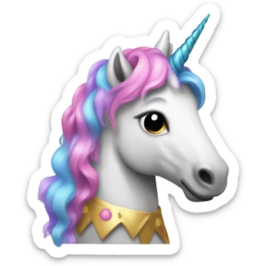party unicorn  sticker