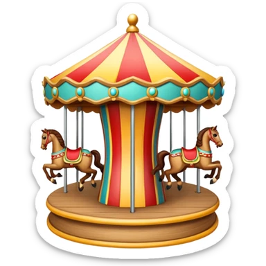 Merry go round  sticker