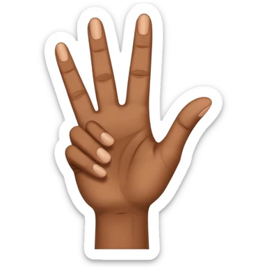 West side hand sign sticker