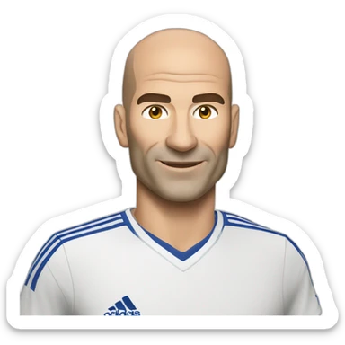 Zinédine Zidane sticker