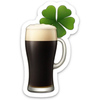 Irish drinking guinness sticker