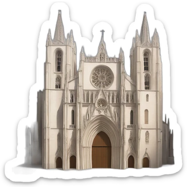 catedral de burgos sticker