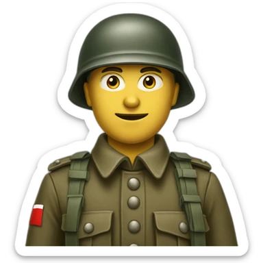 A german soldier drom 1940 sticker