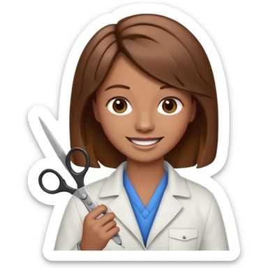 Hairdresser with scissors




 sticker