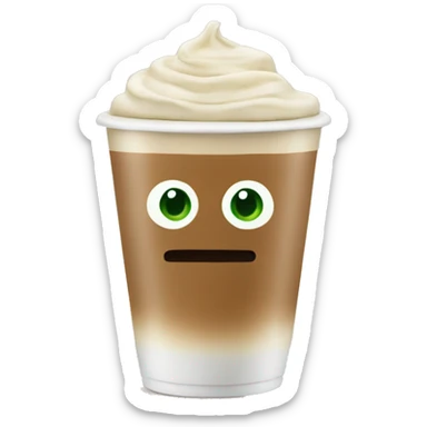 macha latte sticker