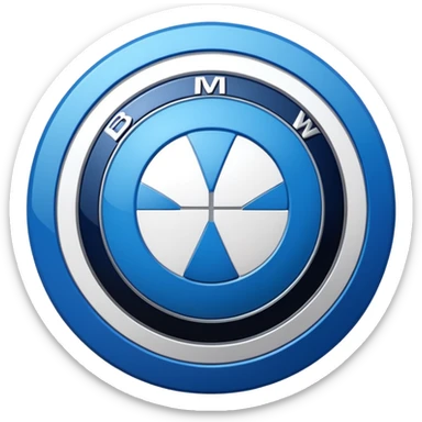 BMW emoji logo  sticker