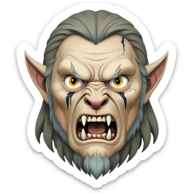 Fenrir Greyback in harry potter sticker