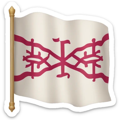 Aramaic flag sticker