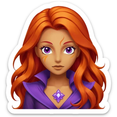 Starfire from DC sticker