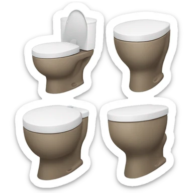 Skibidi toilet Griddy sticker