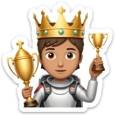 Panel Rank Mascot King of SEO Google Knowledge Panel JetSet sticker