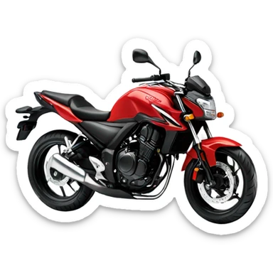 Red 2015 Honda CB500F sticker