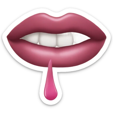 Lip gloss from routh sticker