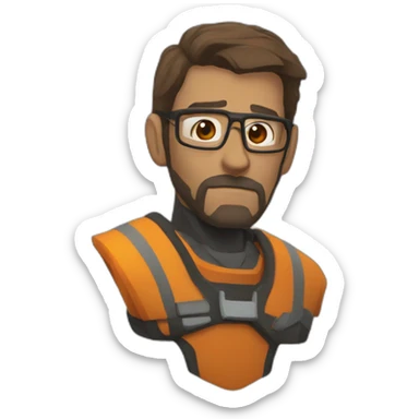 Gordon freeman emoji sticker