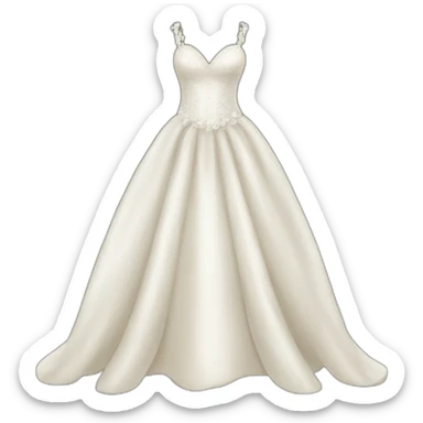 wedding dress sticker
