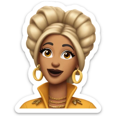 Cardi b sticker