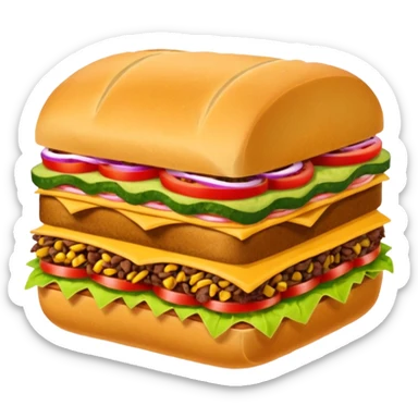 Mexican tortas sticker