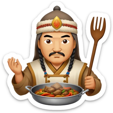 genghis khan cooks sticker