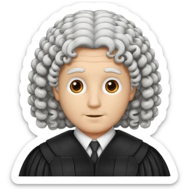 Courtroom Items, Judge’s Wig – traditional courtroom attire

 sticker