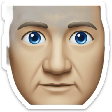 adult ataturk blue eyes portre sticker