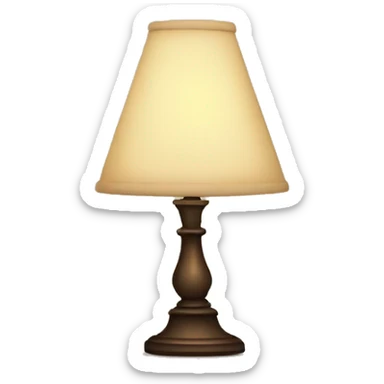 Turned on lamp  sticker