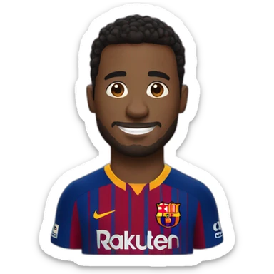 Fc barcelona player sticker