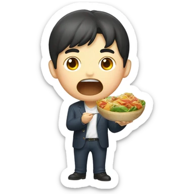 Sung jin-woo eat  sticker