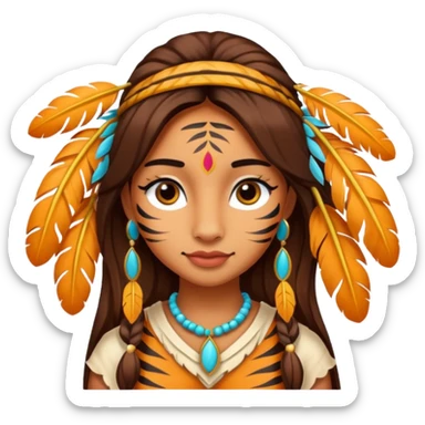 Tiger Lily sticker