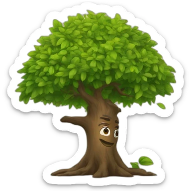 Thierry qui tombe d'un arbre sticker