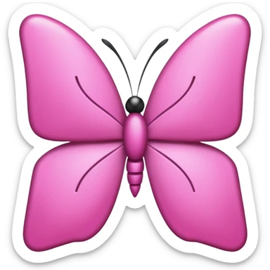 Noeud papillon rose sticker