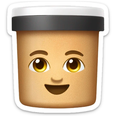 light brown body scrub pot sticker