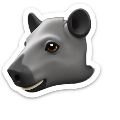 lego malayan tapir sticker