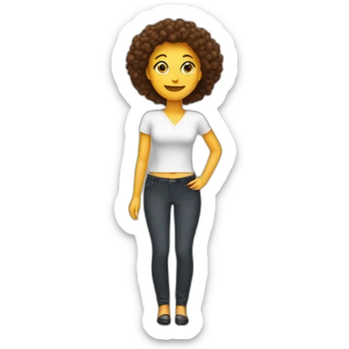 Slim Waist An emoji showing a slim waist to symbolize self-confidence and elegance. sticker