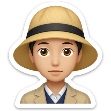 Tokyo in Money Heist, no hat sticker