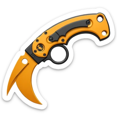 Krambit knife sticker