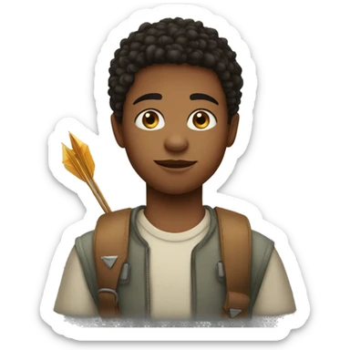 A kid with freckles with a arrow pointing to him saying Jonathan sister and he’s a kid who hates school sticker