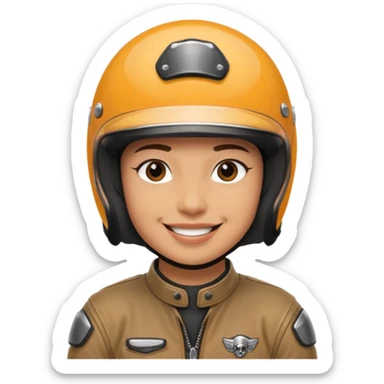 First motorcycle season sticker