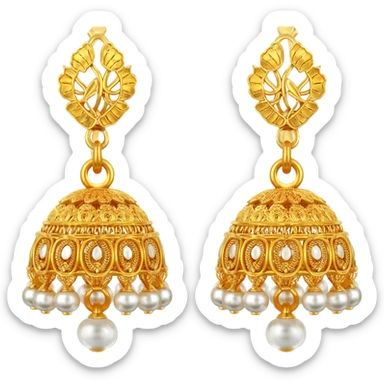 I want jhumka emoji sticker