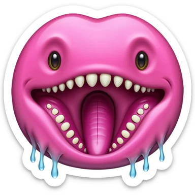 lamprey mouth  sticker