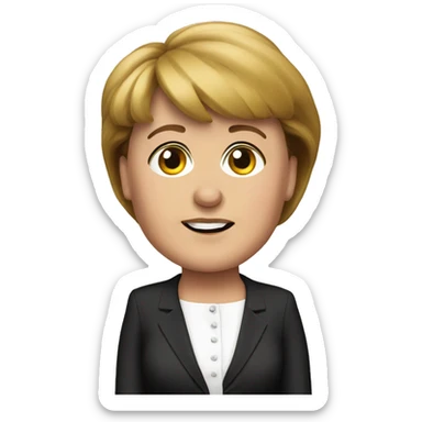 angela merkel sticker
