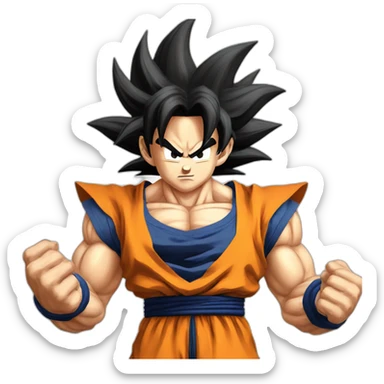 goku super saiyan 3 sticker